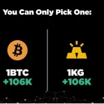 یک کیلو طلا معادل یک بیت‌کوین، امروز شما کدوم را انتخاب می‌کنید؟