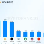 ۱۰ هولدر برتر بیت کوین در جهان (اینفوگرافی)