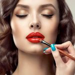 ترفندهای ماندگار کردن رژ لب/ جلوگیری از خشکی و پوسته پوسته شدن لب + فیلم