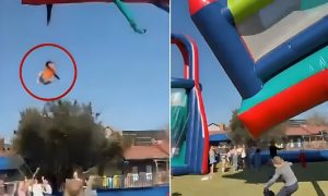 حادثهای وحشتناک در شهربازی + فیلم