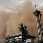 طوفان وحشتناک در کمتر از یک ساعت دیگر به تهران می‌رسد