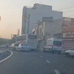 استقرار نیرو‌های امدادی در حکیمیه تهران پس از شنیده شدن صدای انفجار