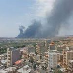 انفجار اطراف میدان ولیعصر تهران + فیلم