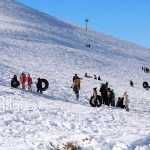 تصاویر| شادی مردم در پیست زمانی بارده