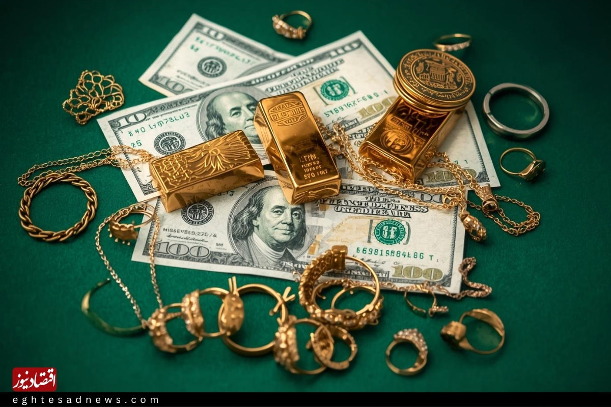 پیش‌بینی قیمت طلا، سکه و دلار امروز 1 دی 1404 | طلای جهانی رکورد تاریخی زد