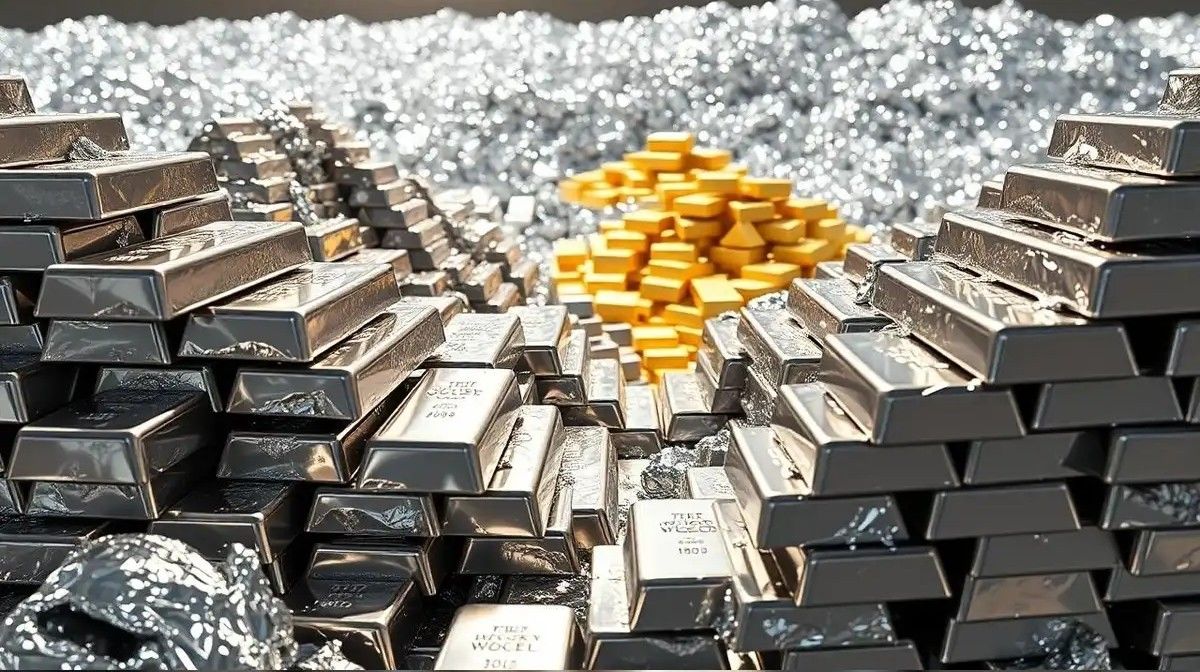 سقوط آرام قیمت طلا پس از رکوردهای بی‌سابقه | اونس عقب نشست، نقره از اوج تاریخی برگشت