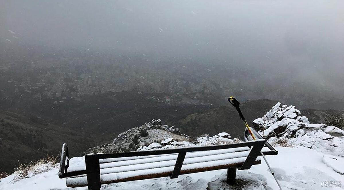 صبح زمستانی تهران با چشم‌انداز سپید توچال+ فیلم