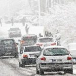 آخرین وضعیت راههای کشور/ بارش برف در برخی جادهها و ممنوعیت تردد بدون زنجیر چرخ