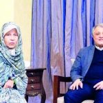 شوخی عجیب محسن هاشمی با خواهرش / فائزه هاشمی جور برادرش را کشید + فیلم