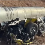 برخورد مرگبار ۲ تریلی با یک پراید در ارومیه با ۴ فوتی+ فیلم