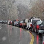 ترافیک نیمه‌سنگین در آزادراه قزوین ـ کرج ـ تهران/ مسافران بخوانند