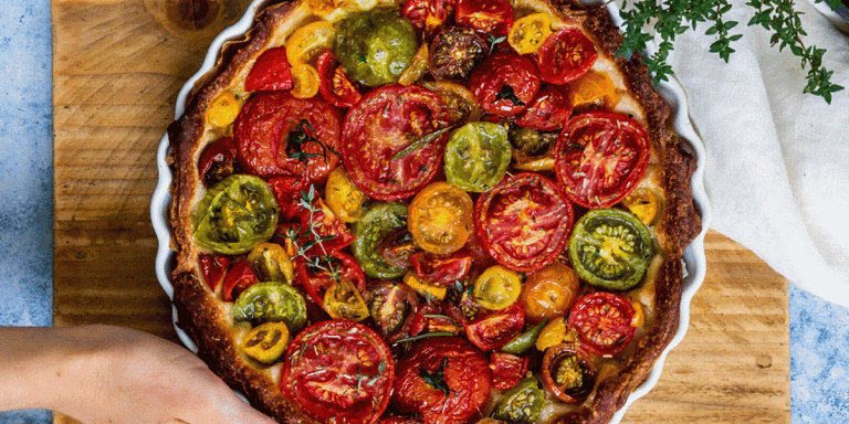 طرز تهیه تارت گوجه فرنگی به روش اصیل ایتالیایی