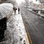 تهران سفیدپوش شد + فیلم