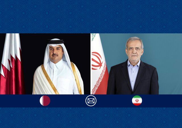 پزشکیان به امیر قطر پیام داد