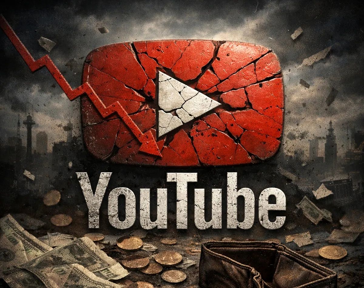 اُفت ناگهانی و چشمگیر درآمد یوتیوبرهای فارسی‌زبان