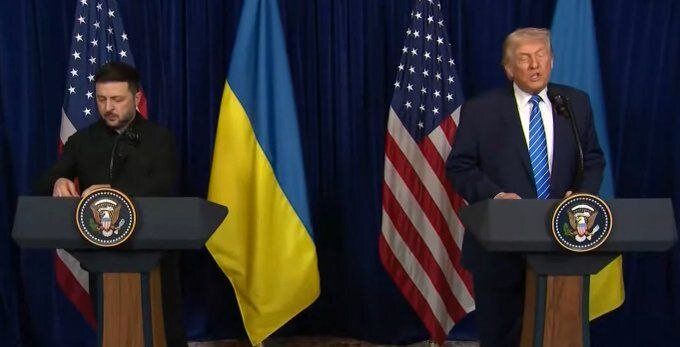 دست ترامپ را در دیدار با زلنسکی رنگ کردند! + تصاویر