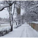 برف زمستانی چهره رودهن تهران را تغییر داد +فیلم