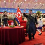 تصاویری از رهبر کره شمالی و دخترش در جشن سال نو