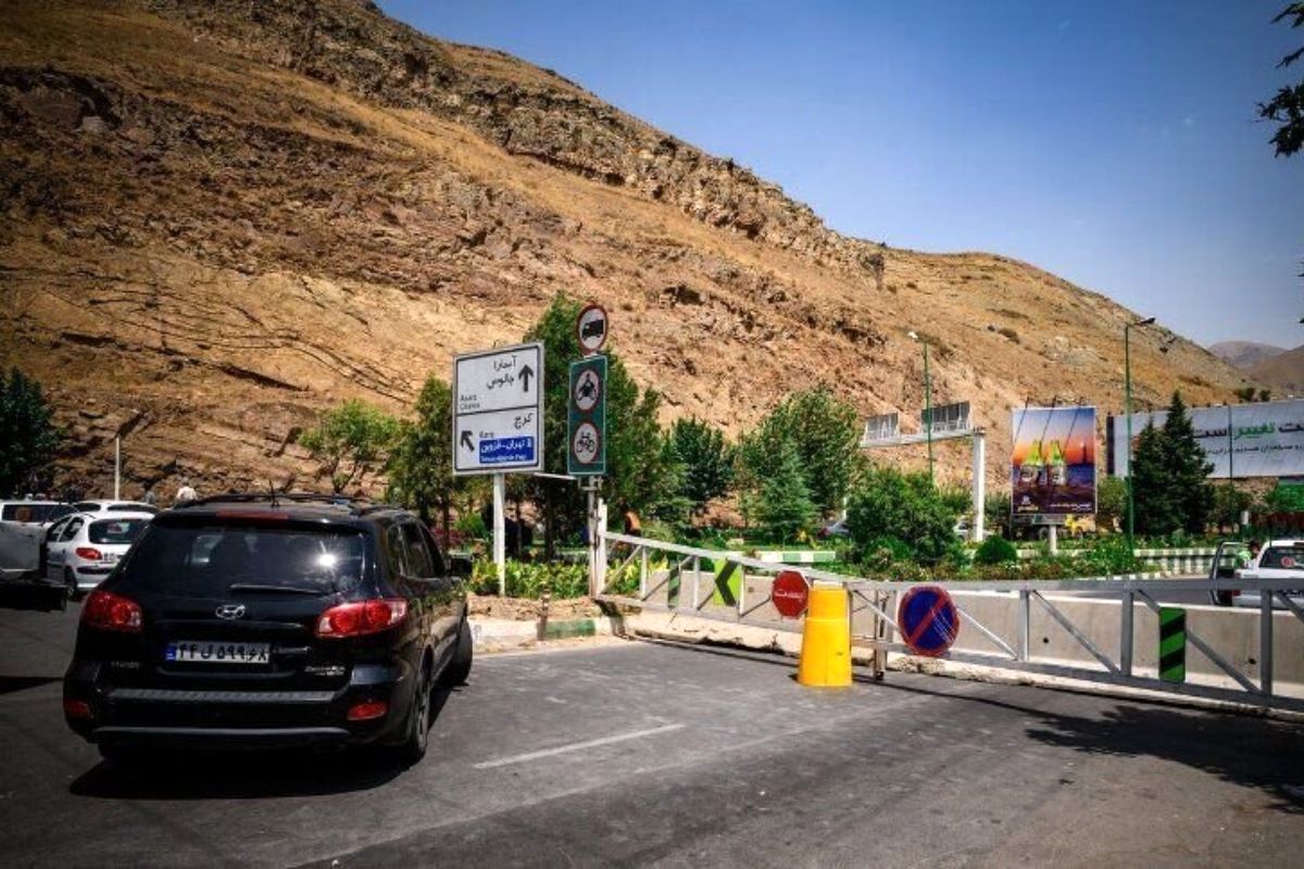 اعمال محدودیت قطعی در محور کرج–چالوس/ تردد یک‌طرفه از مرزن‌آباد به تهران