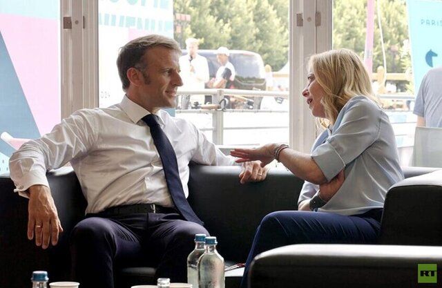 جدال لفظی کم‌سابقه‌ ماکرون با جورجیا ملونی/ در امور فرانسه دخالت نکن