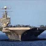 اولین تصاویر گروه ضربت ناو هواپیمابر آبراهام لینکلن