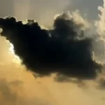 ابر‌ها در آسمان هرمزگان به شکل نقشه ایران درآمدند+ فیلم