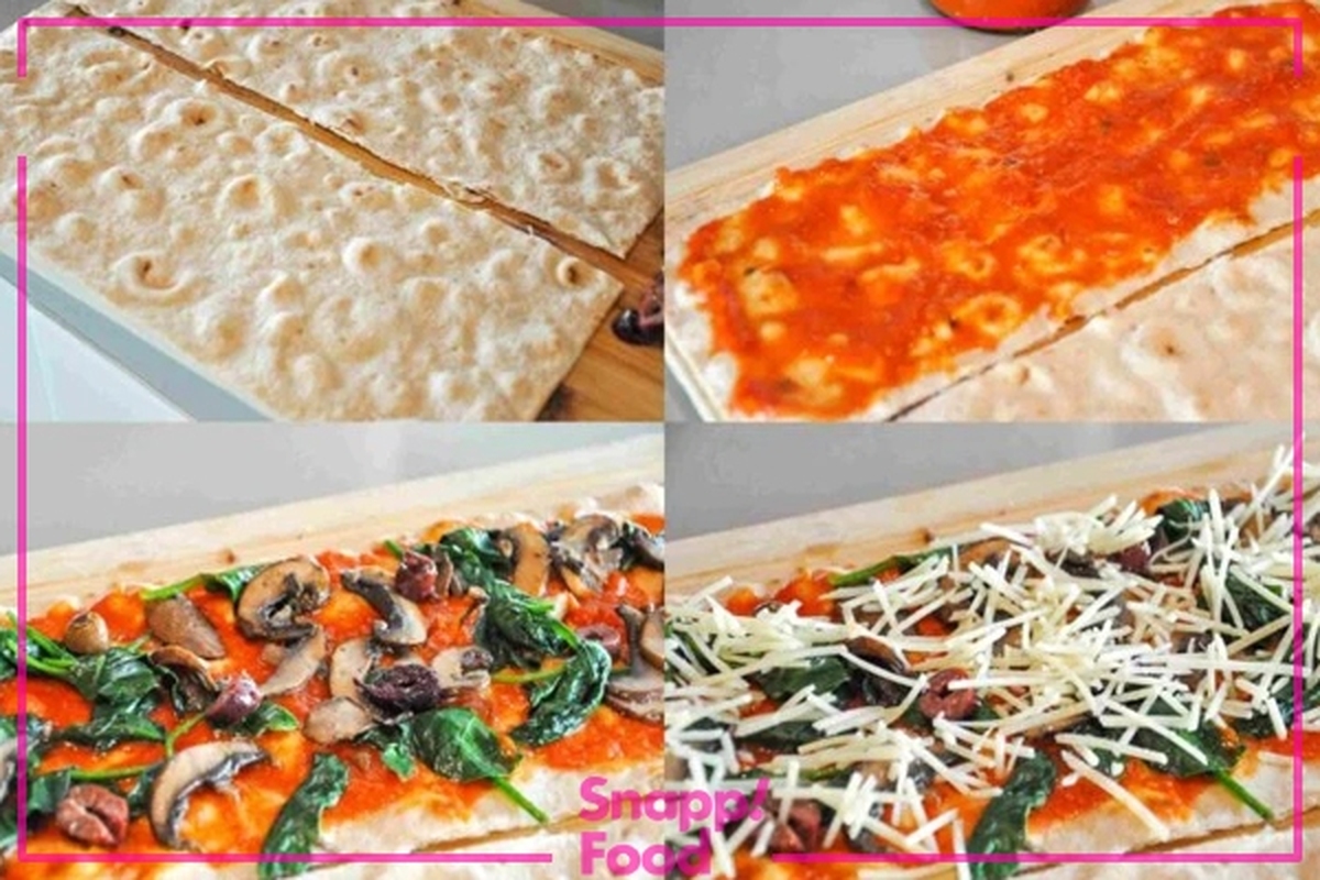 با نان لواش پیتزا درست کن فقط تو نیم ساعت+ فیلم