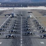 ۵۰ جنگنده آمریکایی راهی خاورمیانه شدند/ طی ۲۴ ساعت گذشته