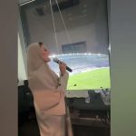 اقدام عجیب یک زن عرب در ورزشگاه العین امارات  + فیلم