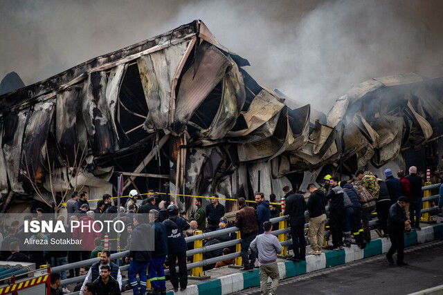 علت آتش سوزی در بازارچه جنت‌آباد تهران مشخص شد
