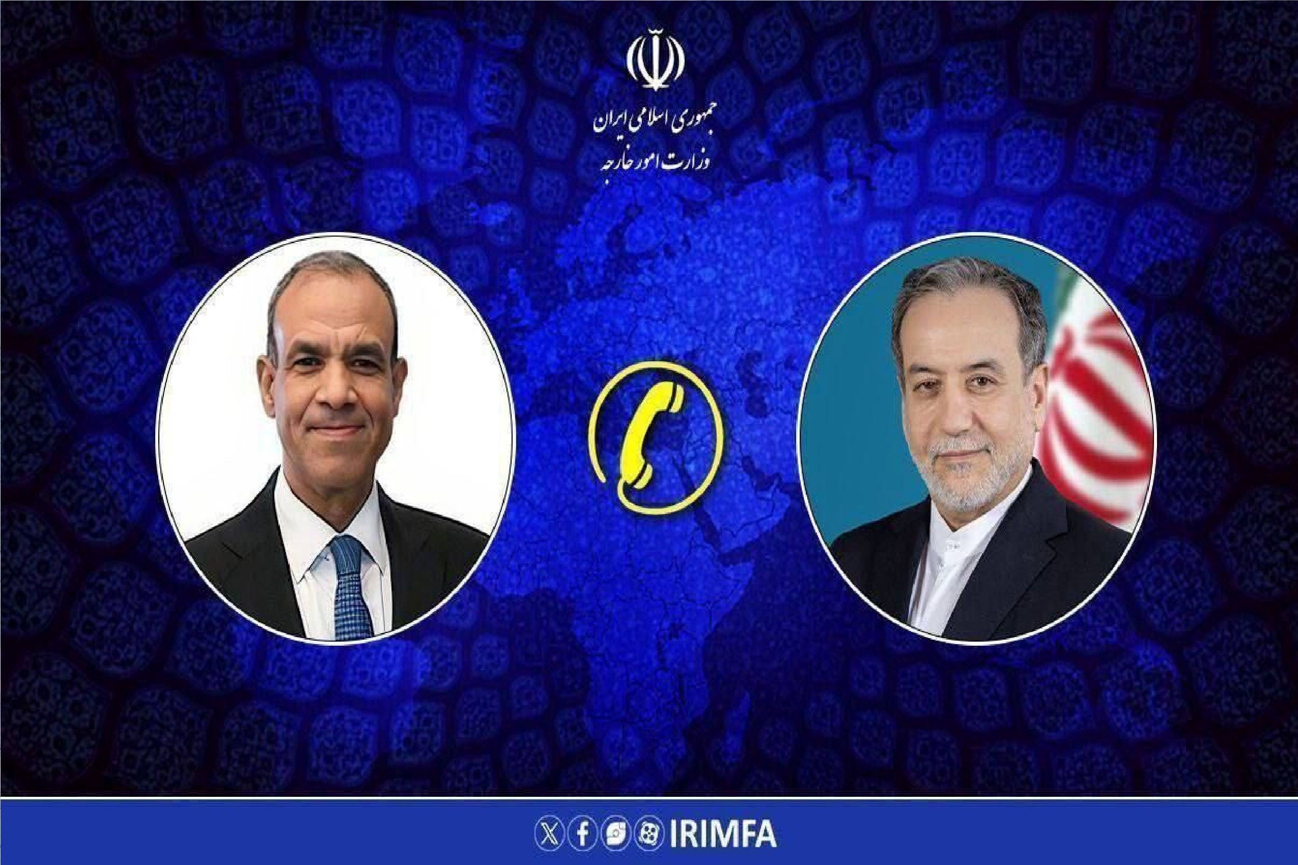 محور گفتگوی تلفنی عراقچی با همتای مصری