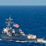 حمله ارتش آمریکا به شناور در اقیانوس آرام شرقی