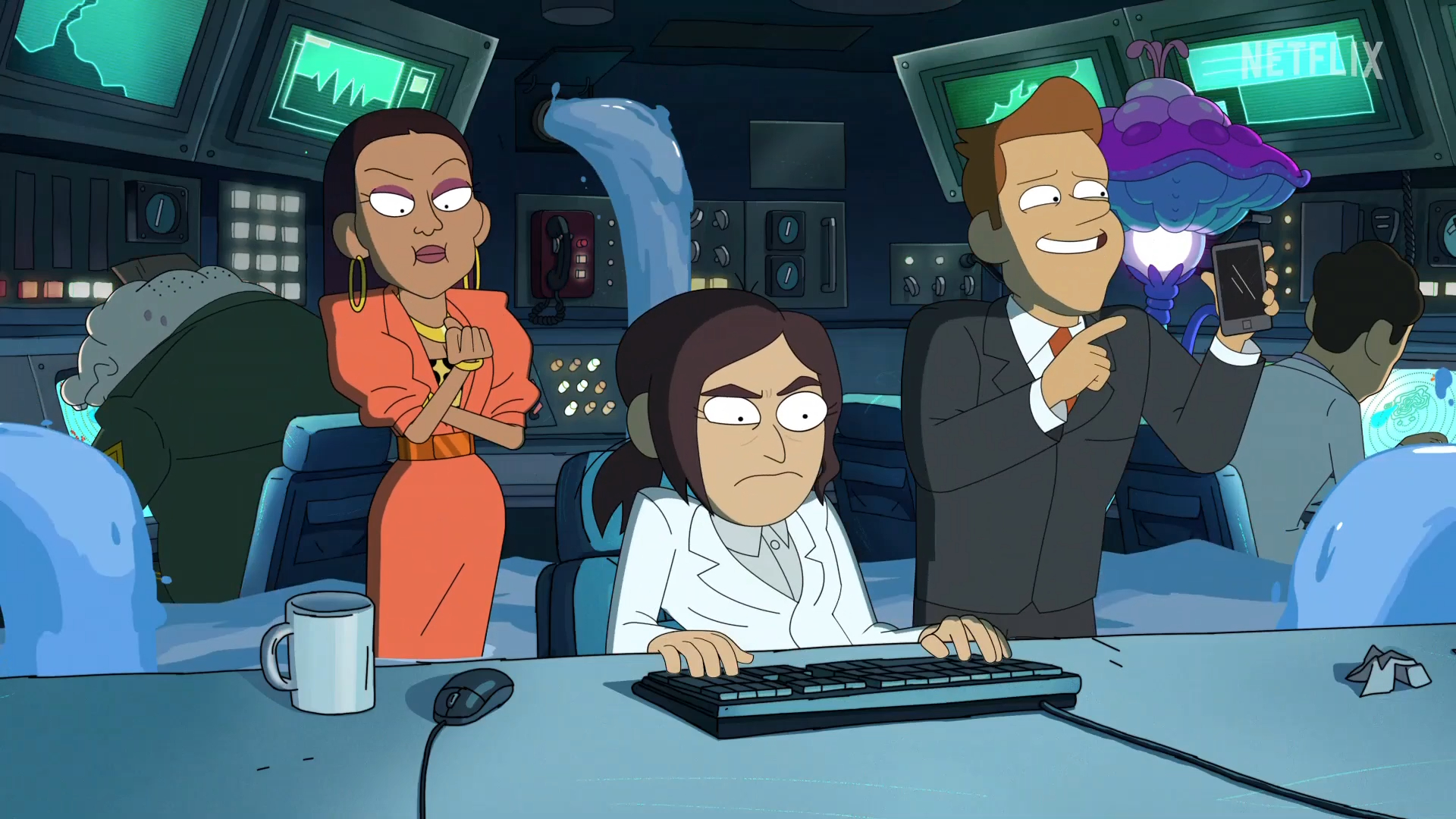 معرفی سریال Inside Job؛ طنز تند و تاریک درباره تئوری‌های توطئه