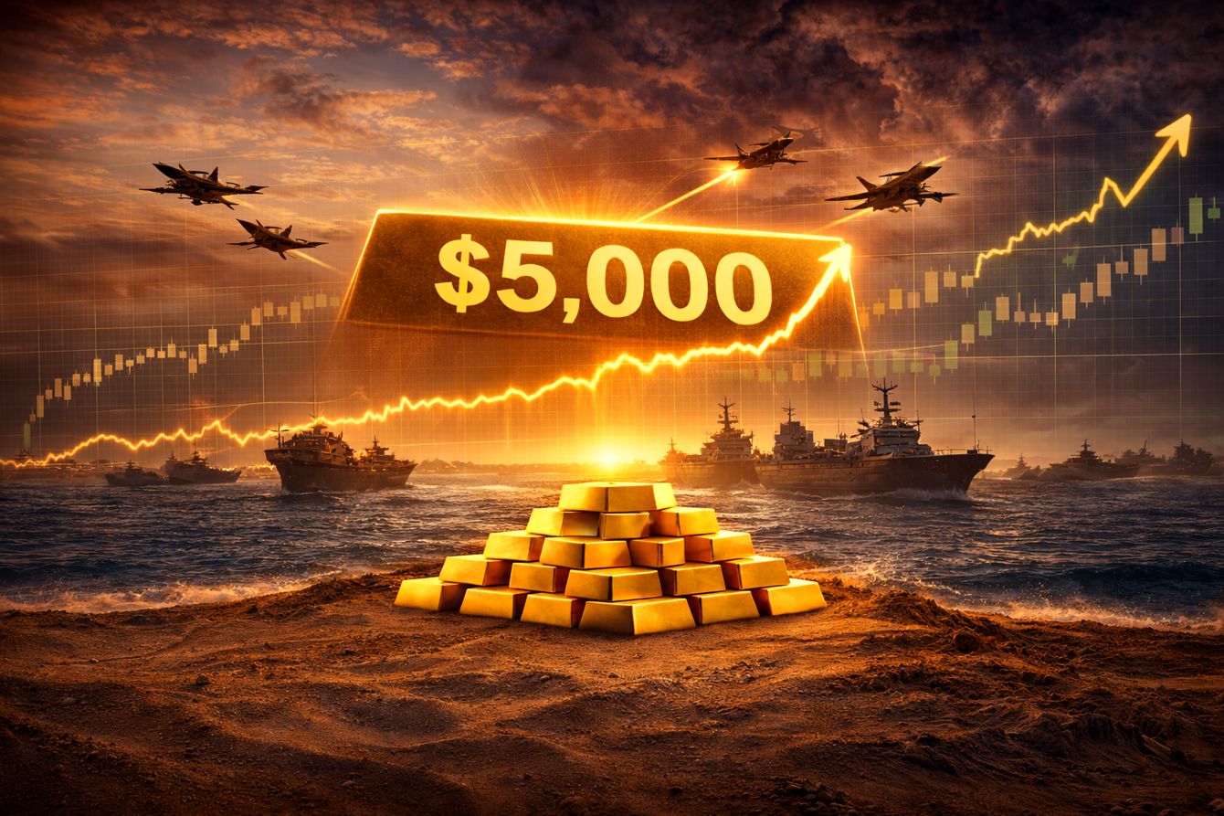 حمله نظامی آمریکا به ایران قیمت طلا را چند درصد افزایش خواهد داد؟