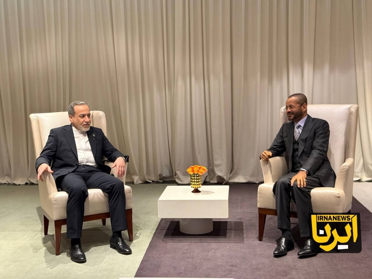 عراقچی با وزیر خارجه عمان دیدار کرد+فیلم