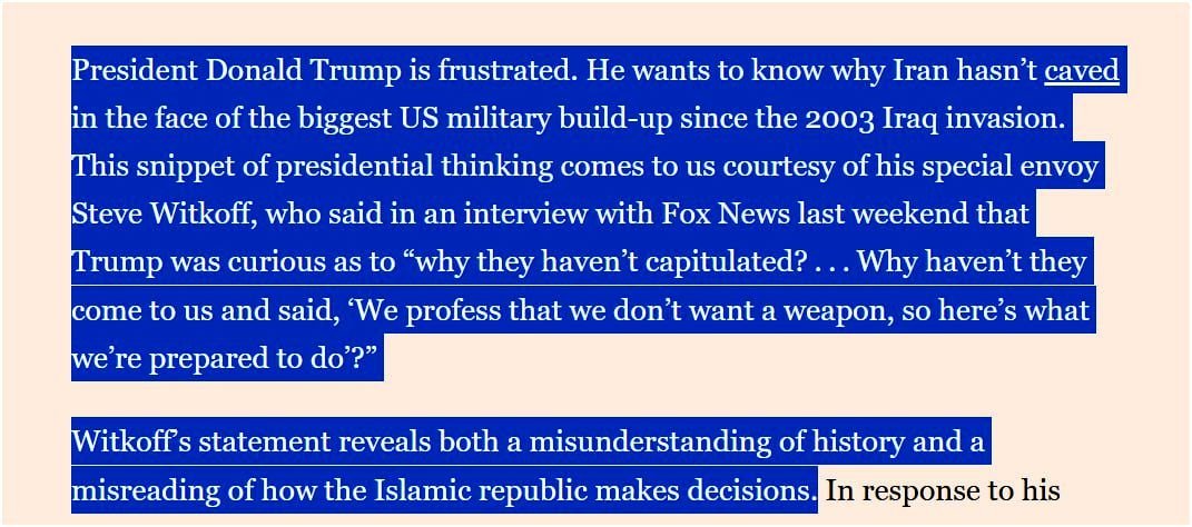 ترامپ منتظر تسلیم ایران است / چرا تهران زیر فشار نظامی عقب نمی‌نشیند؟